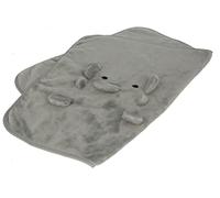 Kerbl Manta para Cachorros, diseño de Elefante, Forro Polar, 72 x 51 cm
