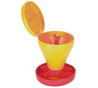 Kerbl Mini Hopper Pan - Cuenco para lechones (Incluye Embudo y Tapa)