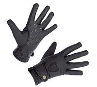 Kerbl Mora - Guantes de equitación (talla M), color negro