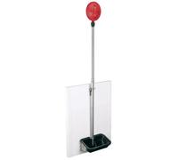 Kerbl Nivel de Agua con Tubo de Acero Inoxidable y Canal basculante con herrajes