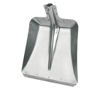 Kerbl Pala de aluminio tamaño 9 (Anchura 36 cm, Pala para jardín / granero, Aluminio, con borde de acero galvanizado, Pala para nieve, sin mango) 2967