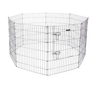 Kerbl Pet - Bolígrafo con 8 Paneles, Revestimiento galvanizado Negro, 78 x 57 cm, 1 Puerta