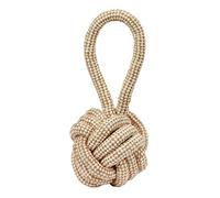 Kerbl Pelota con Cuerda XL de Yute/algodón Ø 12 x 31 cm
