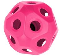 Kerbl Pelota de alimentación Rosa, Pelota para Caballos, Pelota para pantorrillas, plástico Resistente a los Rayos UV, Ø40 cm, Caballos, terneros, rellenable, Orificio de alimentación de Ø60 mm