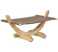 Kerbl Pet 81559 Siesta 2.0 - Hamaca con Estructura de Madera, 61 x 37 x 29 cm, marrón