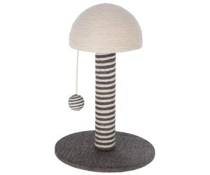 Kerbl Pet 81626 Funghi - Columna rascadora (30 x 30 x 42 cm), Color Gris