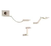 Kerbl Pet 81635 Mount Everest - Pared de Escalada para Gatos (9 Piezas), Color Beige