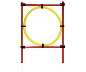 Kerbl Pet Agilidad Juego Completo 3 Piezas, Rojo/Amarillo