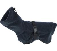 KERBL PET Albornoz para Perros, Azul, M, Longitud de Espalda 50 cm | Albornoz, longitud de espalda, ropa de equitación, exterior