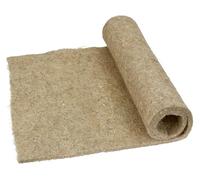 Kerbl Pet Alfombra para roedores, forro para jaulas, tapete para jaulas, 100x40x1 cm, cáñamo, comestible, transpirable, compostable, fabricada en Alemania