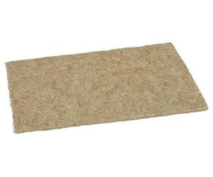 Kerbl Pet Alfombra para roedores, Forro para jaulas, tapete para jaulas, 25x40x1 cm, cáñamo, Comestible, Transpirable, compostable, Fabricada en Alemania