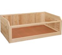 Kerbl Pet Alojamiento Interior para Animales pequeños, caseta para roedores, 113,5x75,5x40 cm, para Conejos, cobayas y roedores, Bandeja de plástico, Frontal de plexiglás