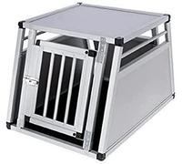 Kerbl Pet ALU - Caja de Transporte, una Puerta, 77 x 55 x 50 cm