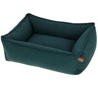 Kerbl Pet Cama acogedora Oliver para Perros, Tejido Robusto, Funda Lavable, Parte Inferior Antideslizante, Cama Moderna para Perros, Verde inglés, 70x 60x24 cm