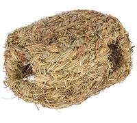 Kerbl Pet Casa de césped con dos entradas, casa para roedores, casa para animales pequeños, 28x18x15cm, césped, para roedores, sin alambre ni piezas de plástico