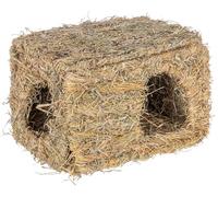 Kerbl Pet Casa de hierva XL, conejeras, casa para animales pequeños, 37 × 30 × 28 cm, hierba, roedores, sin piezas de alambre o plástico