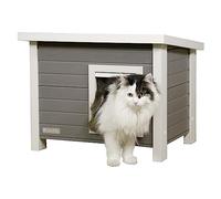 KERBL Pet Casa para Gatos con Puerta abatible 57 x 45 x 43 cm