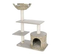 Kerbl Pet Cat Tree Banana Leaf Árbol de Gato Hoja de plátano Beige, 70x35x100cm, en Caja marrón, Sisal, 70 x 35 x 100 cm