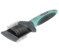 Kerbl Pet Cepillo suave doble, con cabezal flexible, 19 x 7 cm