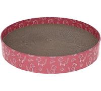 Kerbl Pet Circle Cat - Cama rascadora de cartón Rosa, diámetro 34 cm