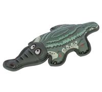 Kerbl Pet Cocodrilo Freddy, Juguete para Perros, Juguete para traer, Cuero sintético, Verde, 27,5 cm, Lavable a 30 °C