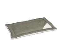 Kerbl Pet Cojín para tumbona Cleo, gris/blanco, 43x23x3 cm, cama para perros, tumbona, cojín para perros, poliéster, perros