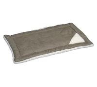 Kerbl Pet Cojín para tumbona Cleo, gris/blanco, 58x36x4 cm, cama para perros, tumbona, cojín para perros, poliéster, perros