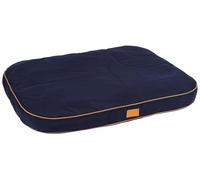 Kerbl Pet Cojín para Tumbona Jerome, Cama para Perro, Azul Oscuro, coñac, 60x40x6cm, poliéster, para Perros, Acolchado, Revestimiento Antideslizante