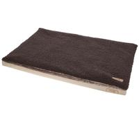 Kerbl Pet Colchón Multifuncional para Perros, Ortopédico, Almohadilla para incontinencia integrada, Espuma con Memoria, Funda Lavable, Beige|Marrón, 72x50x7 cm