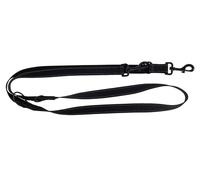 Kerbl Pet Correa para Perros Dallas, 200 cm, 25 mm, Negra, con Nailon Reflectante, Ajustable en 3 Posiciones, con mosquetón, para Perros Activos