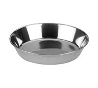 Kerbl Pet Cuenco para Gatos de Acero Inoxidable, diámetro de 13 cm, 300 ml, Color Plateado (Paquete de 6)