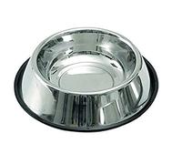 KERBL Pet Cuenco para Perro de Acero Inoxidable, Antideslizante, Aprox. 28 ml