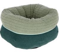 Kerbl Pet Cuna mullida Anne, Verde, Ø 40 cm, 23 cm de Altura