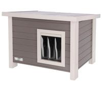 KERBL Pet Casa para Gatos con Puerta abatible 57 x 45 x 43 cm