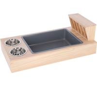 Kerbl Pet Estación para cavar y Comer 70 × 36 × 24 cm