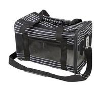 Kerbl Pet Kerbl Travel Bag Bolsa de Transporte Cuba, Poliéster, Blanco/Negro, 40x26x28 cm