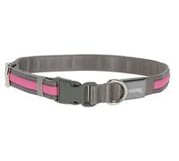 Kerbl Pet Light & Reflex - Collar luminoso, color rosa, M/L | Collar para perros, collar de perro, paseo