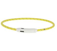 Kerbl Pet Maxi Safe - Collar LED (Nailon, 65 cm), Color Amarillo | Collar para perros de nailon, longitud 65 cm