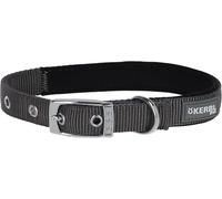 Kerbl Pet Miami Plus - Collar de Nailon Gris, 53-61 cm/38 mm | Collar para perro de 38 mm