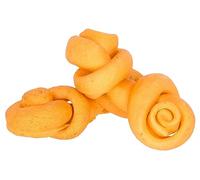 KERBL PET Nudo de Piel de Cerdo Ahumado, 10-12 cm, 2 Unidades, 80 g