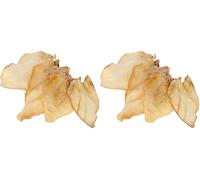 Kerbl Pet Orejas de Vacuno, 100% Natural, Bajo en Grasa, Sin aditivos, Limpia los Dientes, Fortalece los músculos masticadores, Sin Olor, para Todas Las Razas de Perros (Paquete de 2)