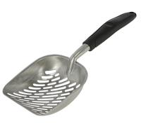 Kerbl Pet Pala de Aluminio, Negro, 35 x 14 cm, Mango de plástico