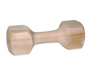 Kerbl Pet Palo de recuperación, juguete de recuperación, 24cm, aprox. 400g, diseño cuadrado, madera dura, para perros, entrenamiento