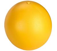 Kerbl Pet Pelota de juguete para perros, amarilla, de plástico, Ø30 cm, 800 g, robusta y duradera, flotable, fabricada en Alemania