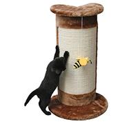 Kerbl Pet Poste rascador Corner marrón, 58 cm; con Abeja colgada de Cinta