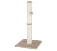 Kerbl Pet Poste rascador Opal Maxi, Color Beige, sisal Natural, 38x38x78 cm, para Gatos pequeños y medianos, con Cuerda de sisal, para el Cuidado de Las Garras, con Bola de Peluche