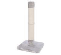 Kerbl Pet Rascador Opal Jute, árbol para Gatos, 56x56x119cm, Gris, Cuidado de uñas, Cuerda de Yute, Base sólida, para Gatos Grandes o Varios
