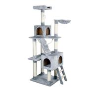 KERBL Pet Square - Árbol para Gatos (59 x 50 x 182 cm), Color Gris