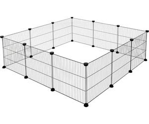 Kerbl Pet Recinto Exterior Hopsi, 12 Mallas de 35x35cm Cada una, Flexible y Extensible, fácil de Montar, Sistema de conexión
