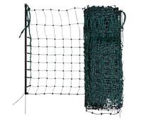 Kerbl Pet Malla para Conejos 25 m Verde 65 cm, piqueta de una Punta